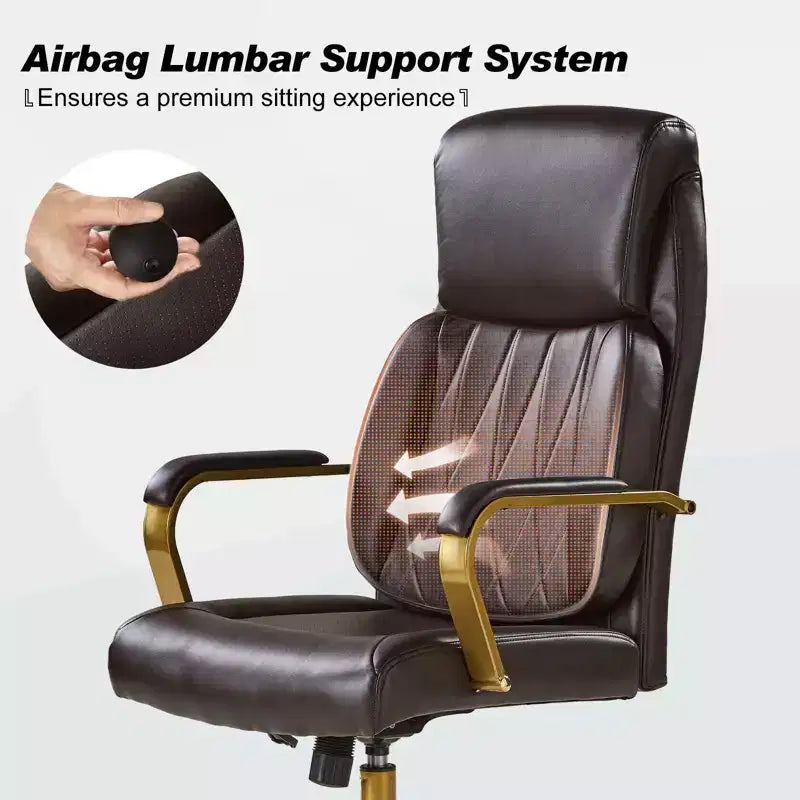 Chaise de bureau ergonomique pivotante à 360 degrés du milieu du siècle