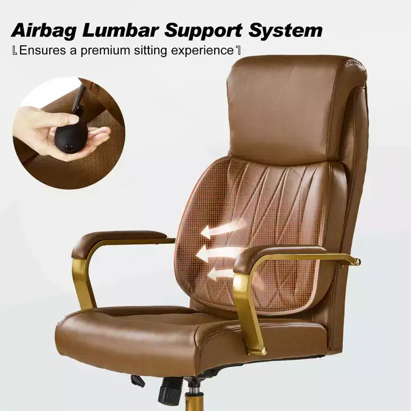Chaise de bureau ergonomique pivotante à 360 degrés du milieu du siècle