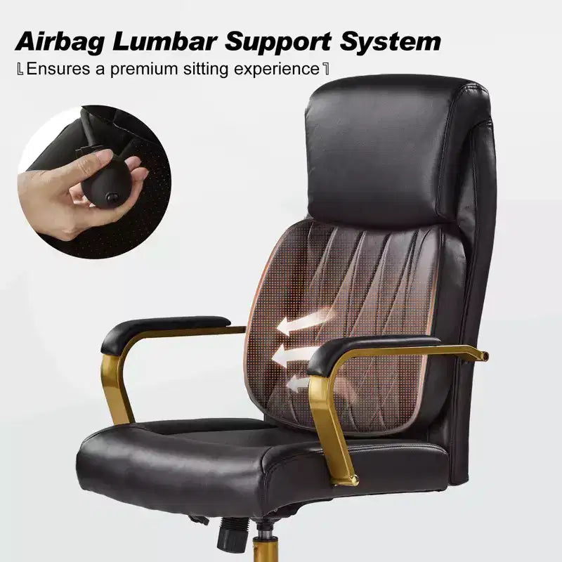 Chaise de bureau ergonomique pivotante à 360 degrés du milieu du siècle