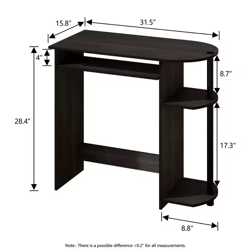 Bureau d'ordinateur, table d'étude/écriture pour ordinateur portable