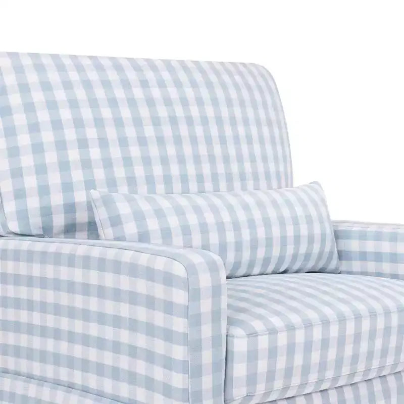 Fauteuil pivotant et planeur confortables avec dossier à oreiller