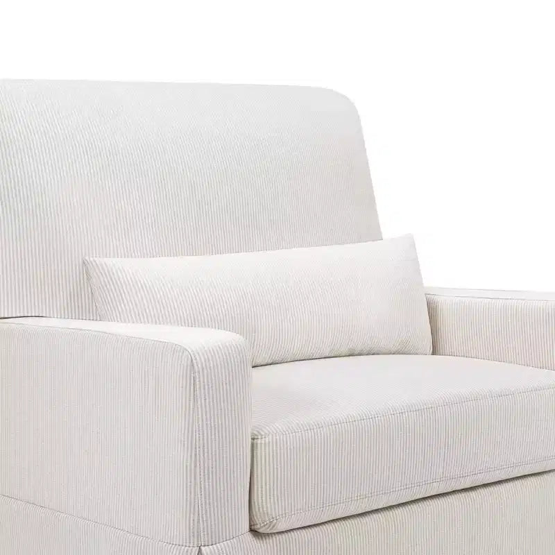 Fauteuil pivotant et planeur confortables avec dossier à oreiller