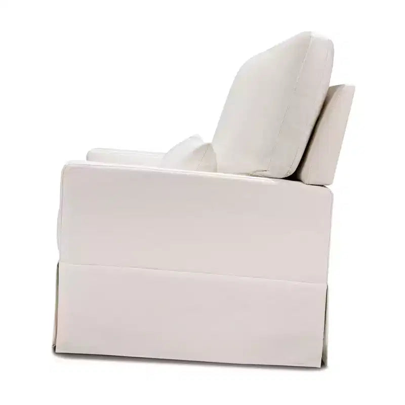 Fauteuil pivotant et planeur confortables avec dossier à oreiller