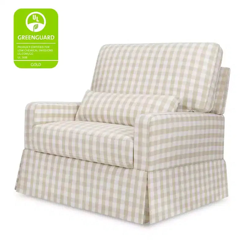 Fauteuil pivotant et planeur confortables avec dossier à oreiller