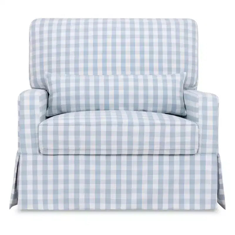 Fauteuil pivotant et planeur confortables avec dossier à oreiller