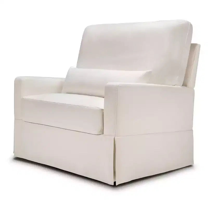 Fauteuil pivotant et planeur confortables avec dossier à oreiller
