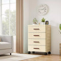 Plastic Drawer Storage On Wheels; Multifunctional Drawer Storage; Pull Out Storage Bins; Easy Assembly; for Bedroom; Office; Living Room
