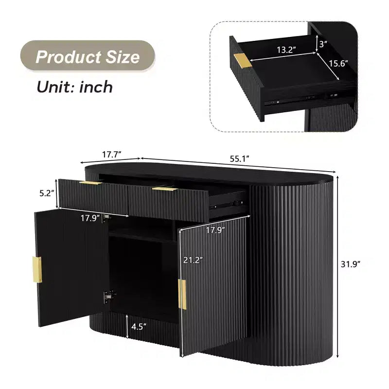 Buffet de cuisine avec 2 portes ; Armoire de rangement de cuisine moderne
