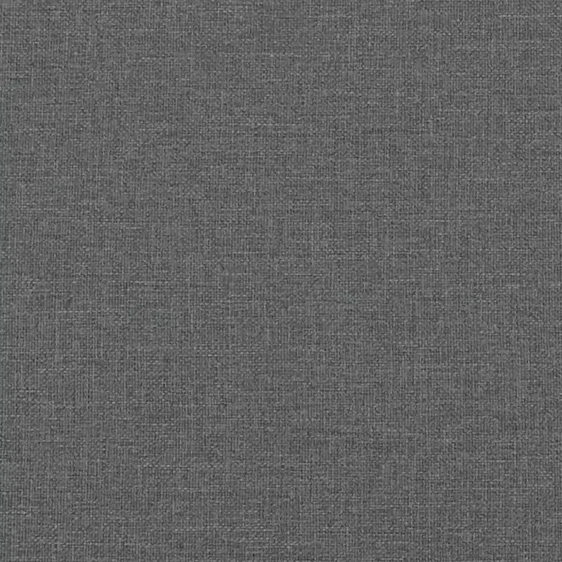 Fauteuil canapé rembourré de salon, confort en tissu gris foncé
