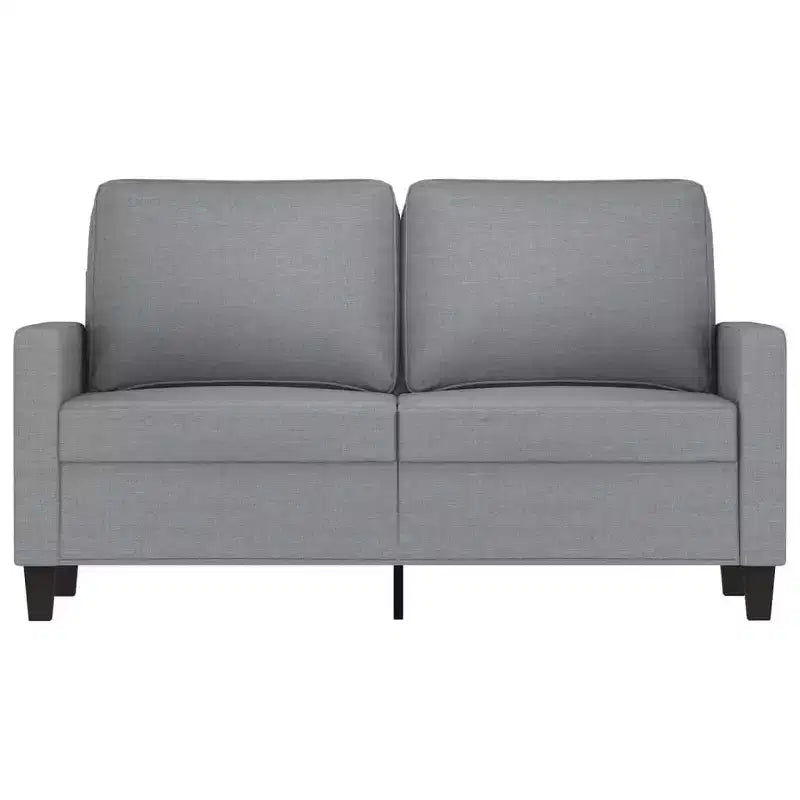Fauteuil canapé rembourré de salon, confort en tissu gris foncé