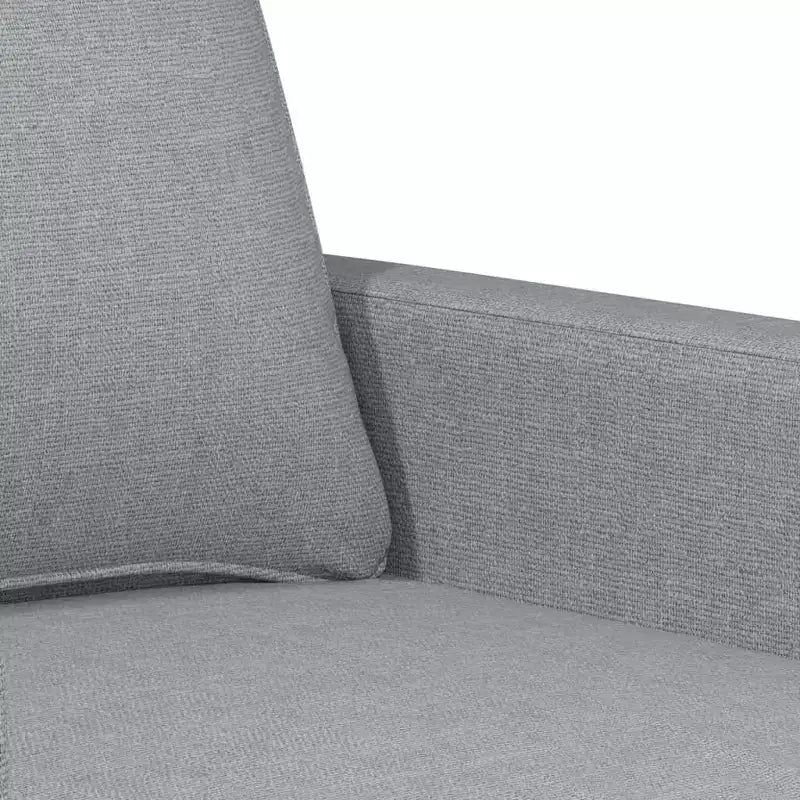 Fauteuil canapé rembourré de salon, confort en tissu gris foncé