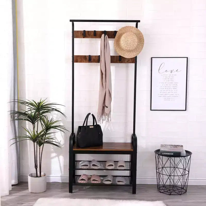 Porte-manteau industriel avec barre de suspension