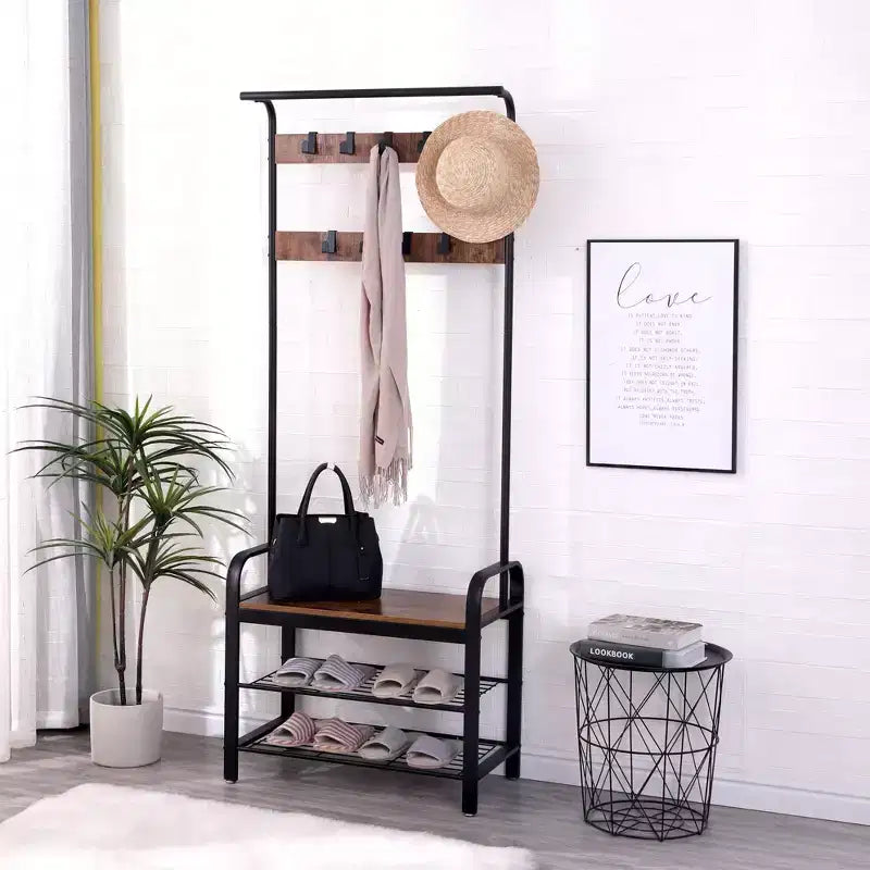 Porte-manteau industriel avec barre de suspension