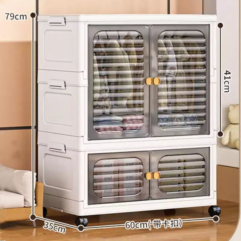 Boîte de rangement en plastique avec couvercle ; boîtes de rangement empilables