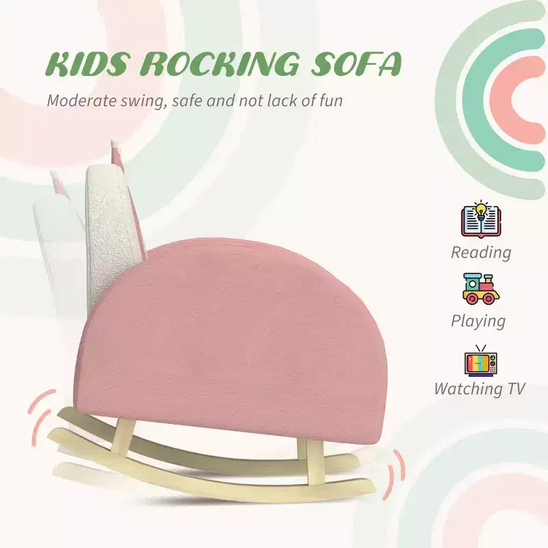 Chaise Enfant Princesse; Fauteuil à Bascule Enfant pour Chambre à Coucher