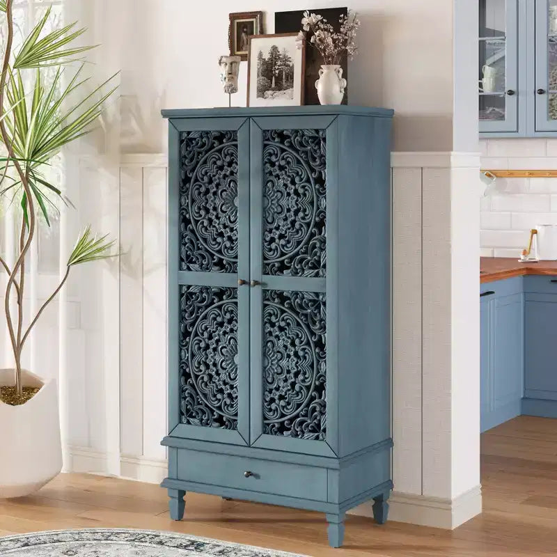 Armoire de rangement autoportante Meuble d'appoint de cuisine Meuble de rangement