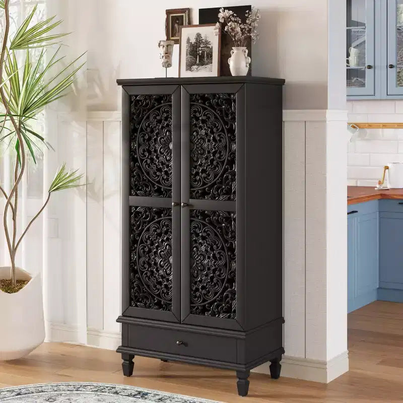 Armoire de rangement autoportante Meuble d'appoint de cuisine Meuble de rangement