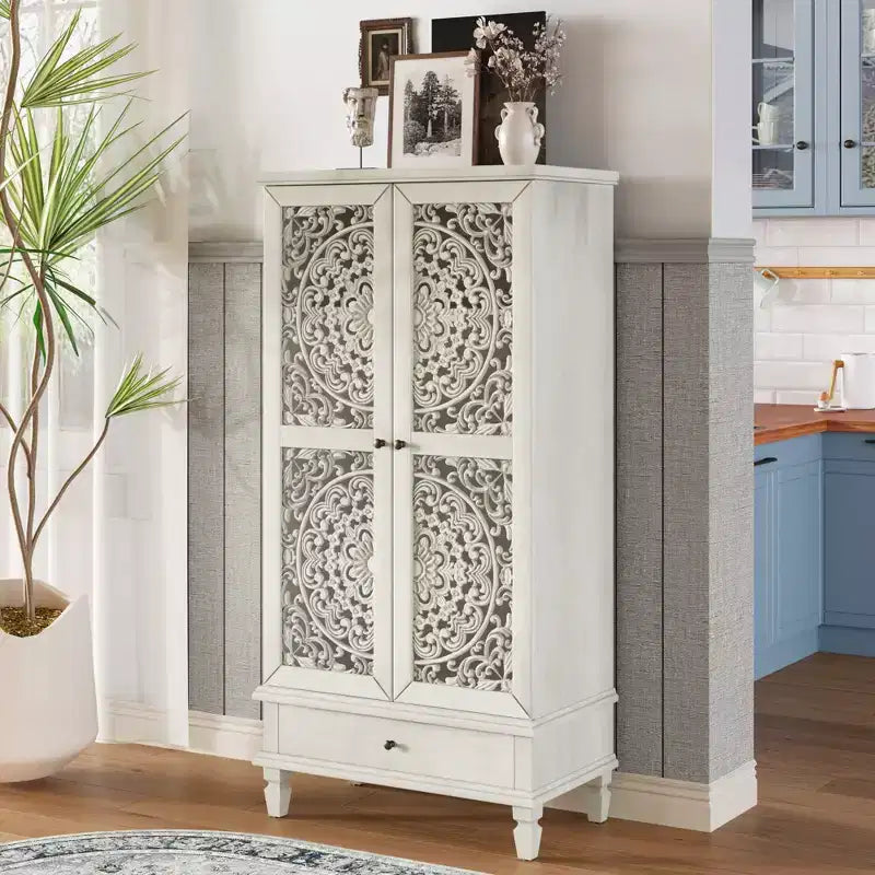 Armoire de rangement autoportante Meuble d'appoint de cuisine Meuble de rangement