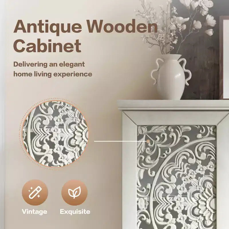 Armoire de rangement autoportante Meuble d'appoint de cuisine Meuble de rangement