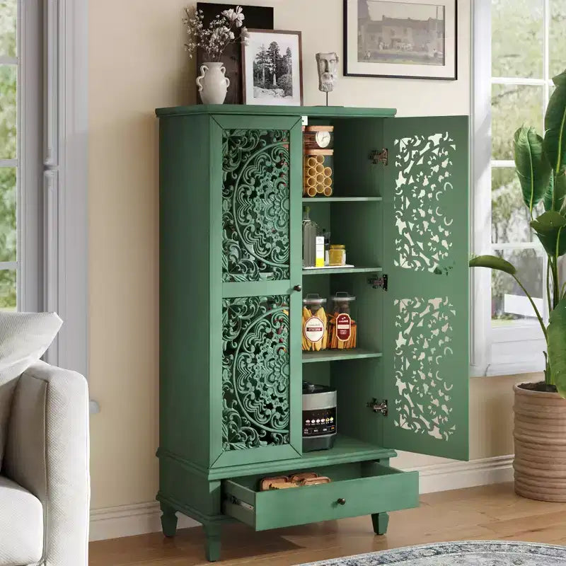 Armoire de rangement autoportante Meuble d'appoint de cuisine Meuble de rangement
