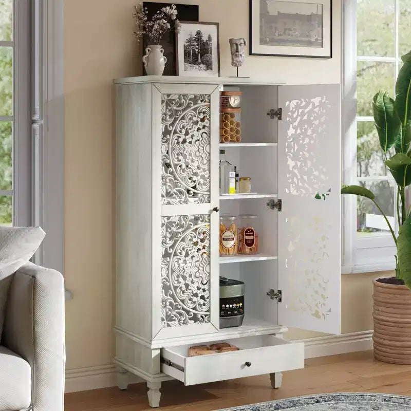 Armoire de rangement autoportante Meuble d'appoint de cuisine Meuble de rangement