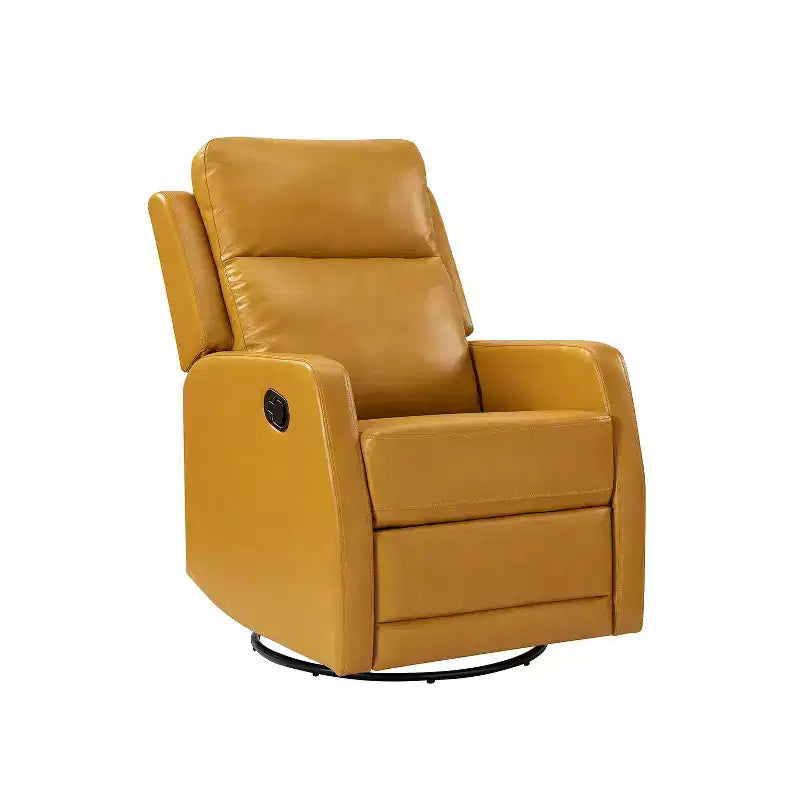 Fauteuil inclinable pivotant Coral avec base en métal