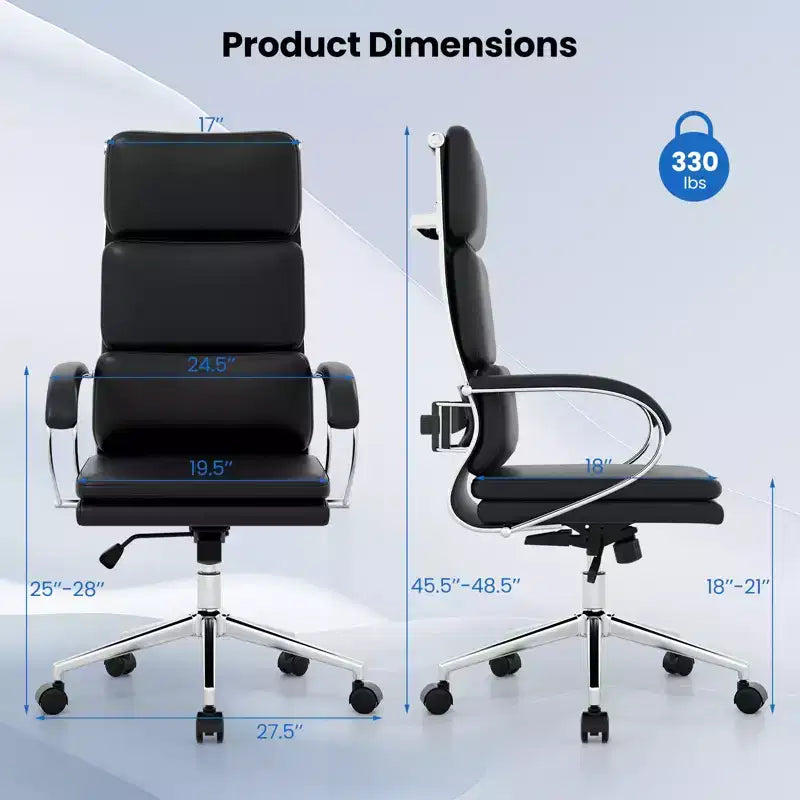Fauteuil de bureau ergonomique en cuir Fauteuil de direction