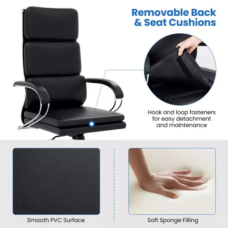 Fauteuil de bureau ergonomique en cuir Fauteuil de direction