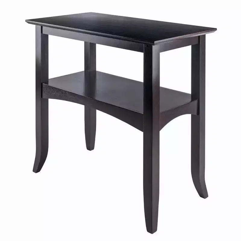 Winsome Camden Console Table Coffee: Traditional Style; Fixed Shelf; Wood Composite Frame; for Entryway or Living Room