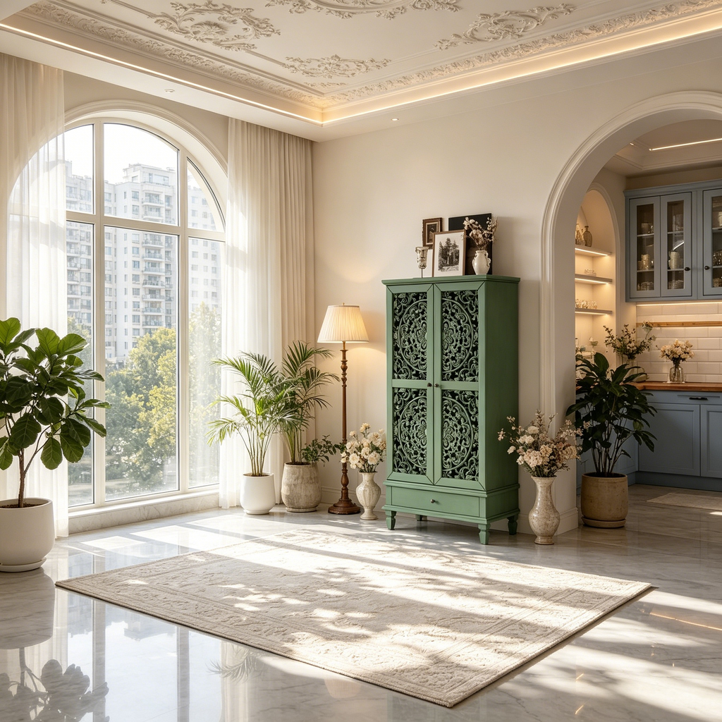 Armoire de rangement autoportante Meuble d'appoint de cuisine Meuble de rangement