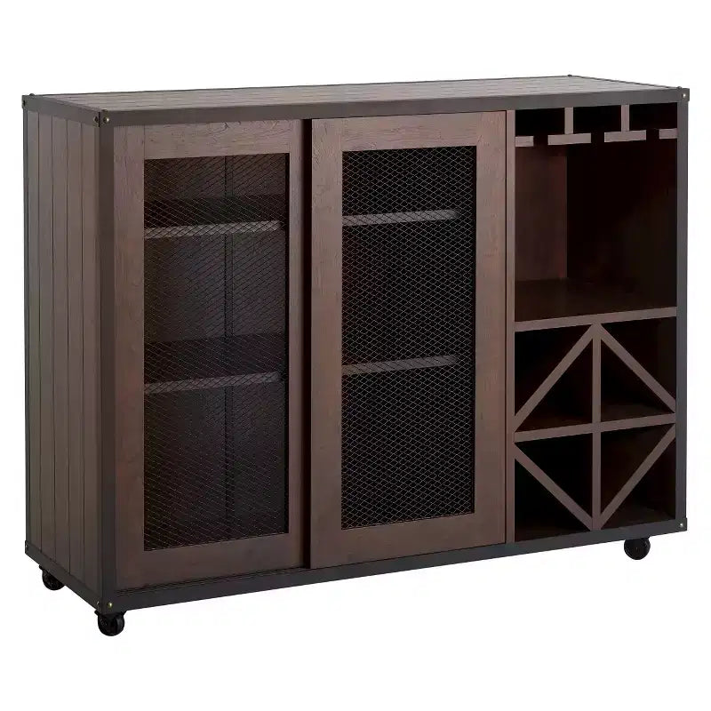 Buffet coulissant d'inspiration industrielle
